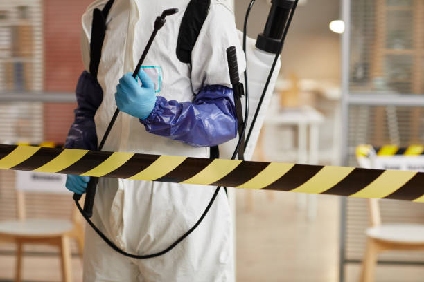 Professional Biohazard Cleanup technician working in Monroe, NC